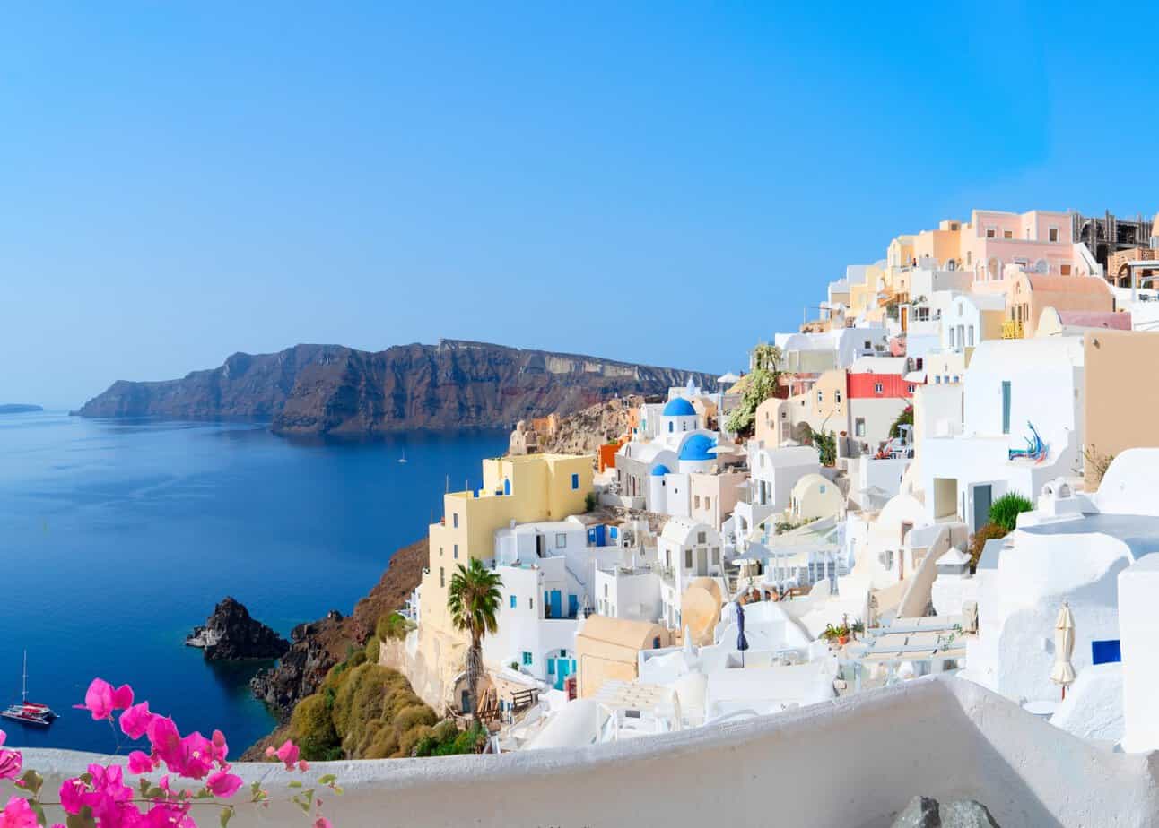 athens santorini mykonos